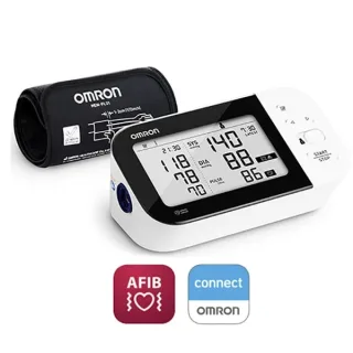 Máy đo huyết áp bắp tay Omron HEM-7361T cảnh báo rung nhĩ AFIB và kết nối Bluetooth OMRON connect