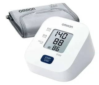 Máy đo huyết áp bắp tay Omron HEM-7090 hiển thị huyết áp tâm thu tâm trương và vòng bít