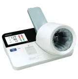 Màn hình màu lớn hiển thị phân loại mức huyết áp và máy in kết quả Omron HBP-9031C