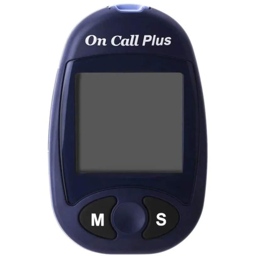Hộp que thử đường huyết On Call Plus nắp xanh lá chính hãng dùng cho máy đo On Call Plus