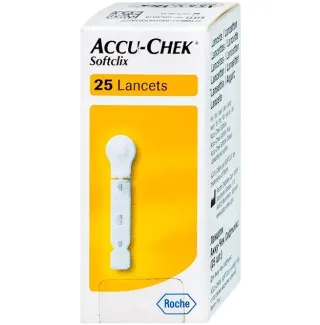 Hộp kim lấy máu Accu-Chek Softclix 25 kim chính hãng Roche dành cho máy Instant Active