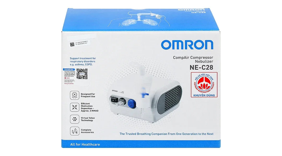 Vỏ hộp máy xông khí dung Omron NE-C28 CompAir chuyên dụng gia đình và y tế