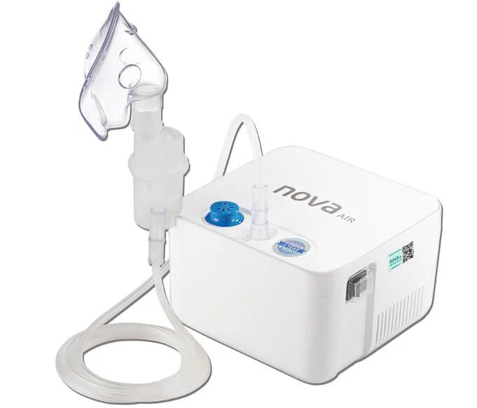 Máy xông khí dung và hút dịch mũi 2 trong 1 Nova Air N01 gắn cốc xông và mặt nạ