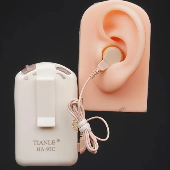 Mô hình tai đeo tai nghe máy trợ thính có dây Tianle HA-93C giúp cải thiện thính giác