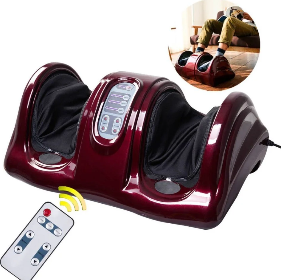 Máy massage bàn chân kèm remote điều khiển hồng ngoại tiện lợi không cần cúi người